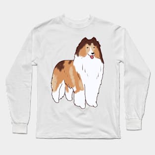 Collie illustration Long Sleeve T-Shirt